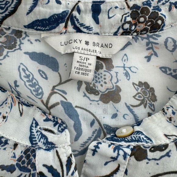 Lucky Brand Victoria Ruffle Mini Dress Size Small - Picture 6 of 8